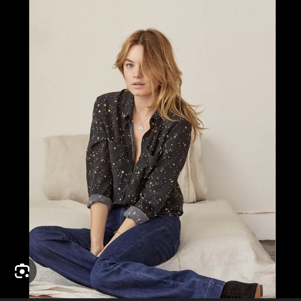 Sezane Boy Shirt, Stars and Moon, Size 36, worn once. Excellent Condition!